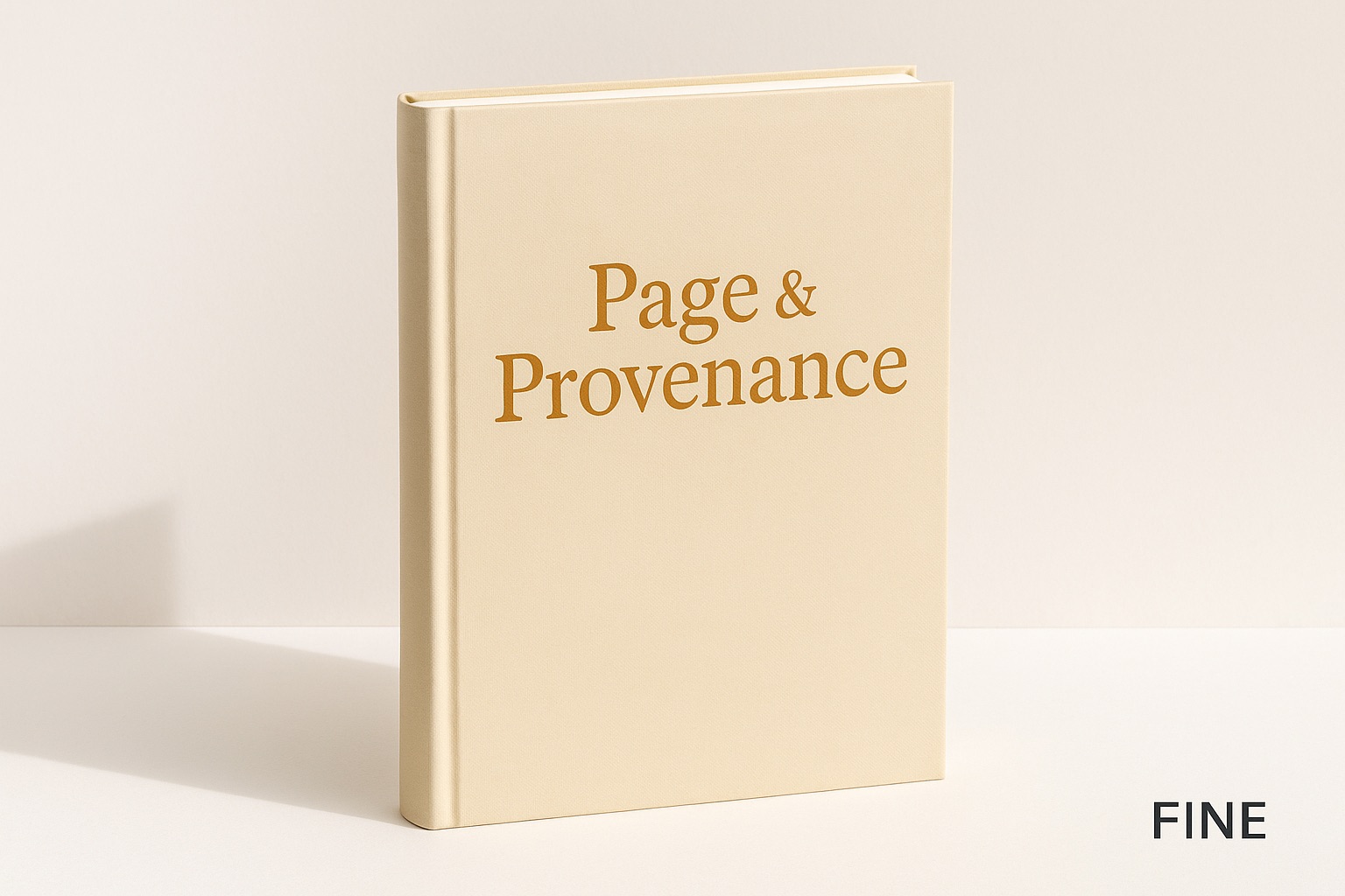 Fine condition book example